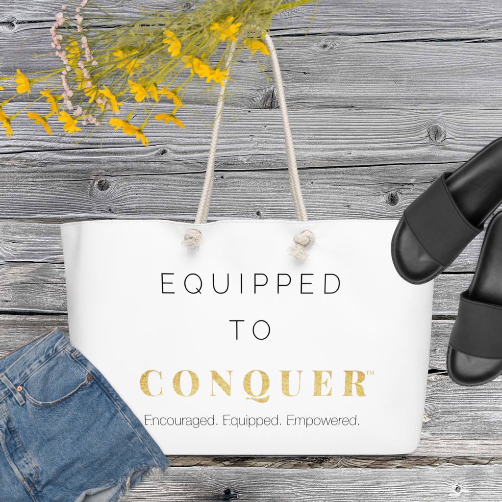 Weekender Bag - Black & Gold Logo