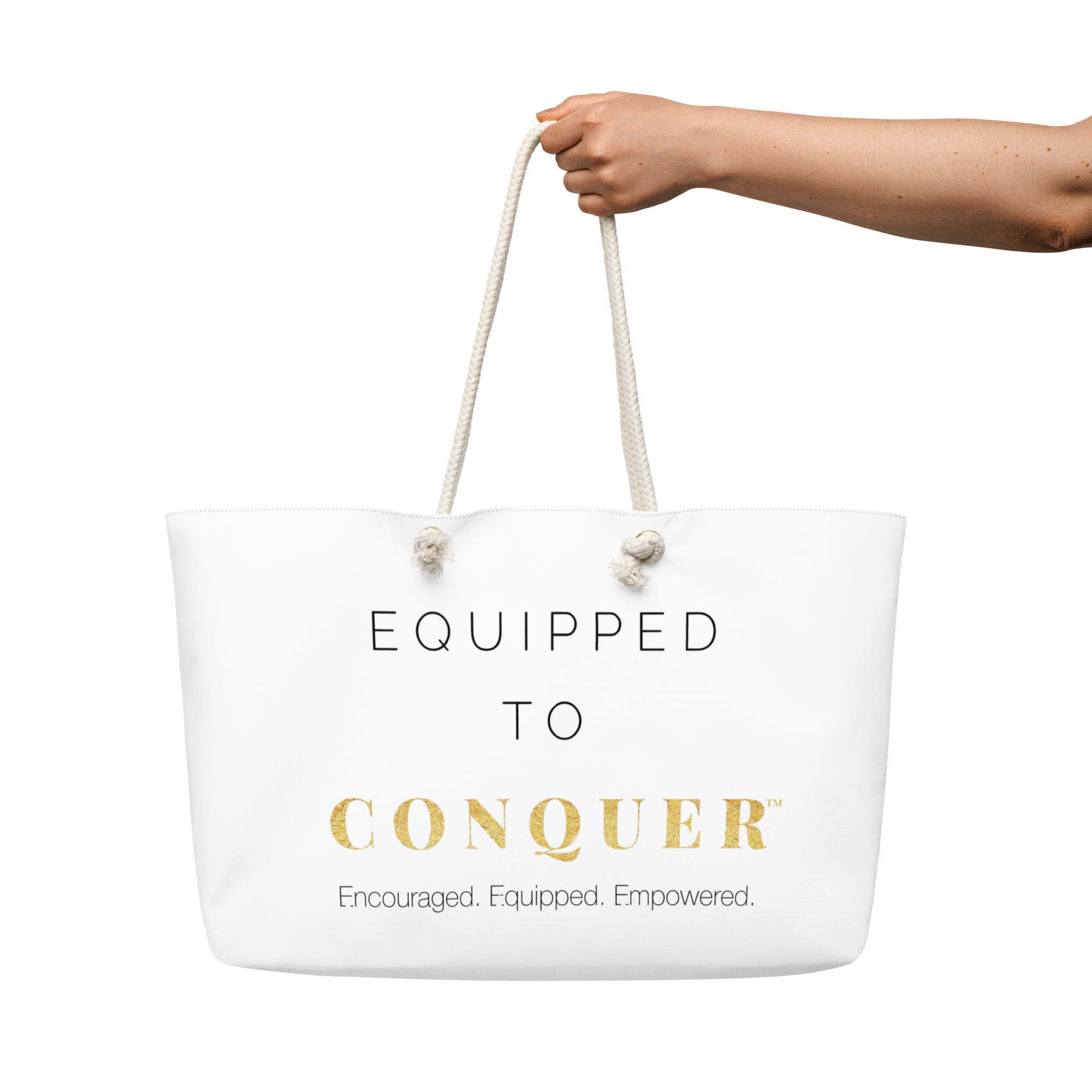 Weekender Bag - Black & Gold Logo