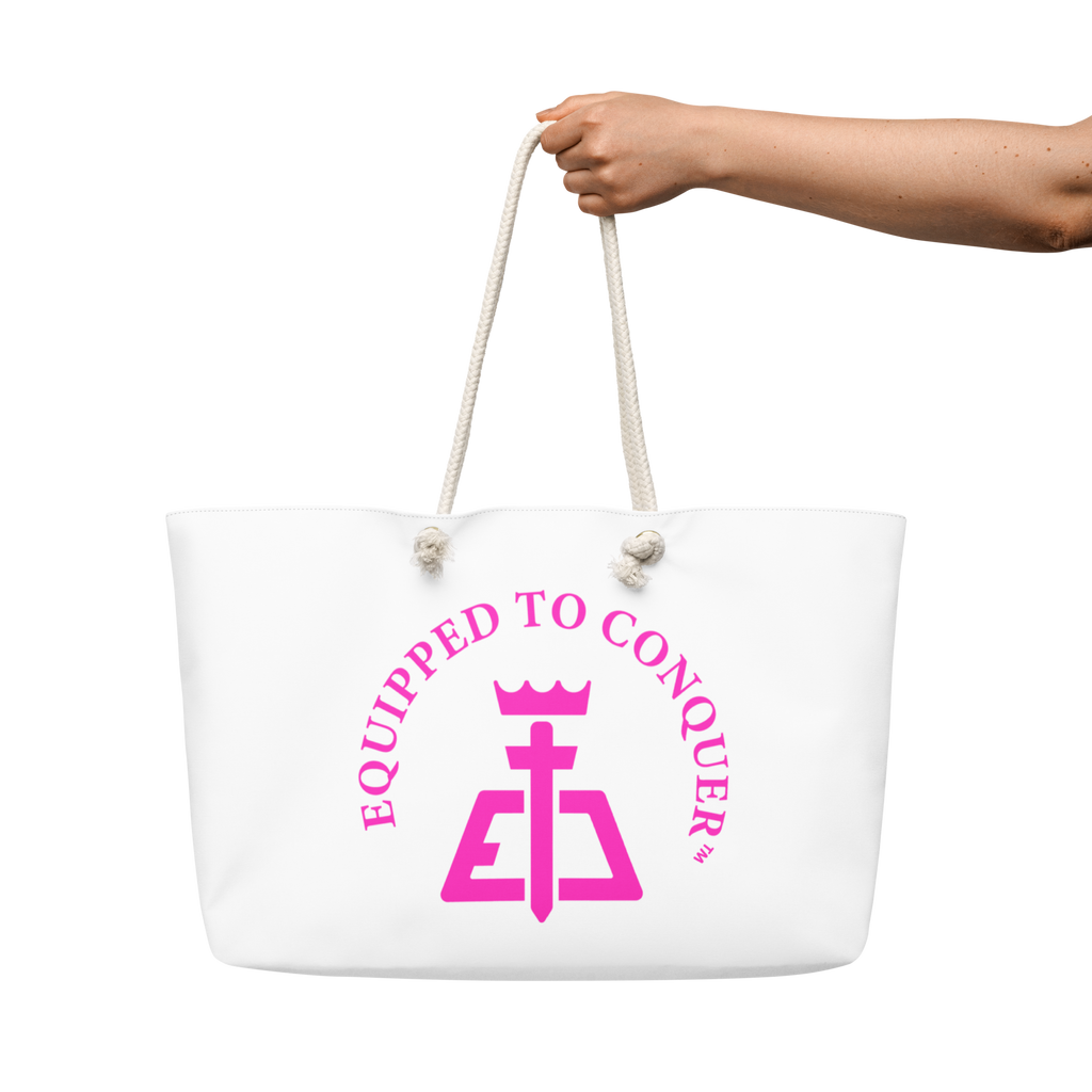 Weekender Bag - Pink Logo