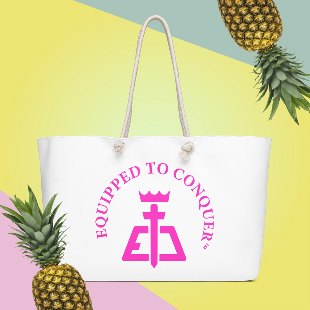 Weekender Bag - Pink Logo