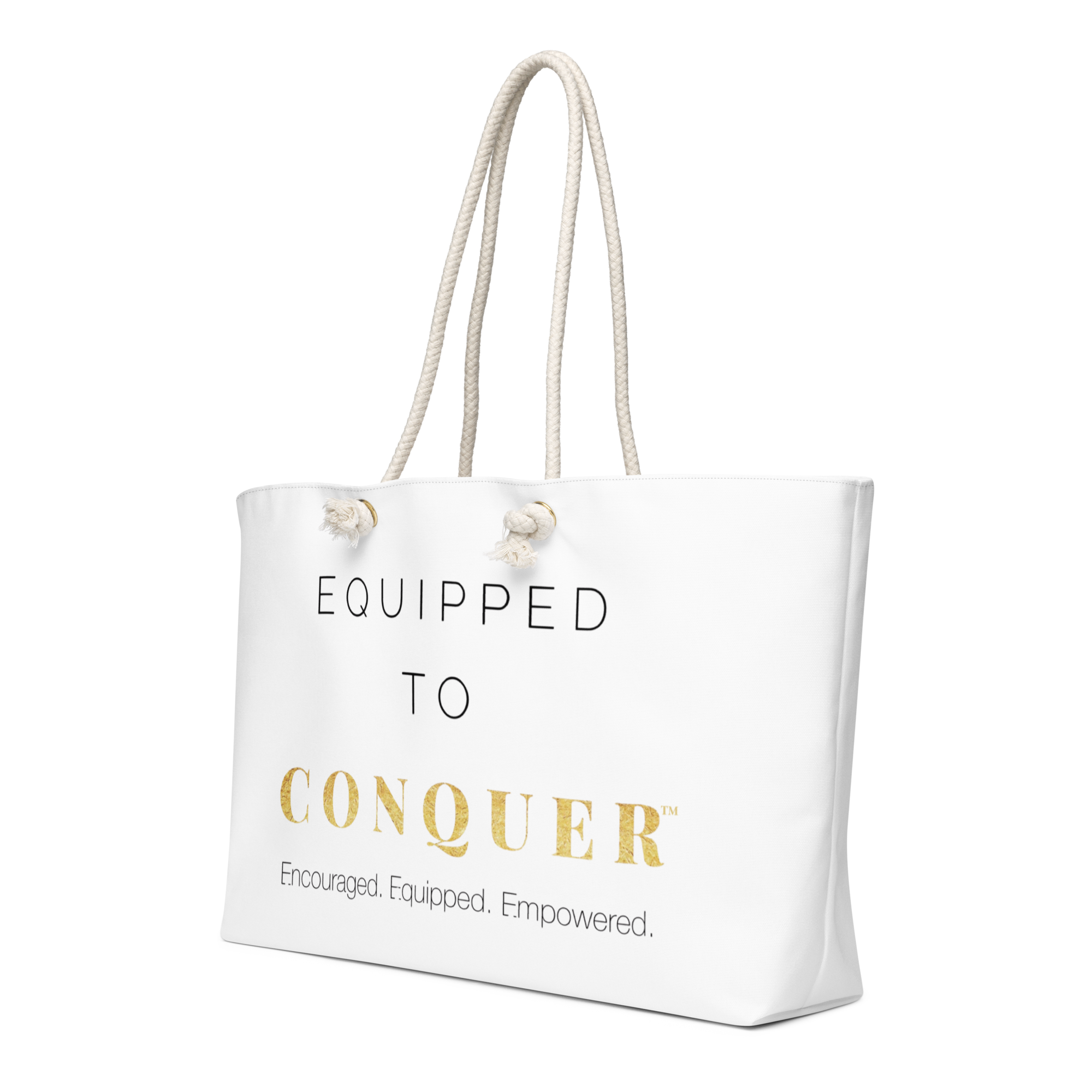 Weekender Bag - Black & Gold Logo